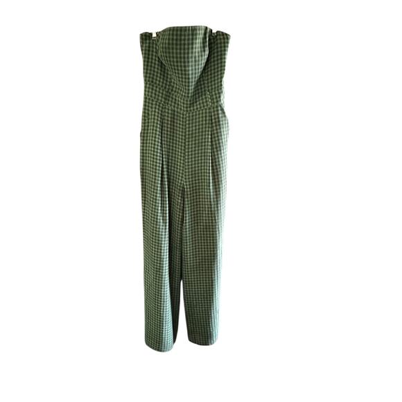 House of Harlow 1960 X Revolve Women's Green Dominique Jumpsuit Size Medium - Picture 4 of 12
